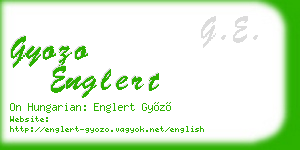 gyozo englert business card